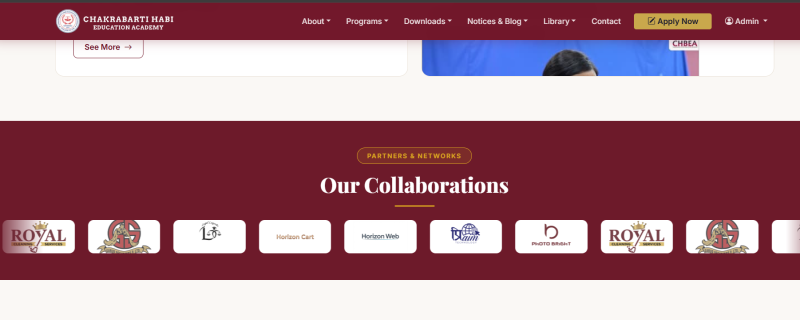 Chakrabarti Habi Education Academy Website
